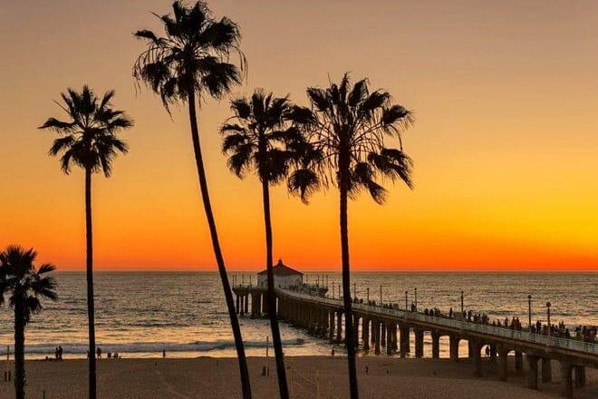 manhattan county beach — manhattan beach