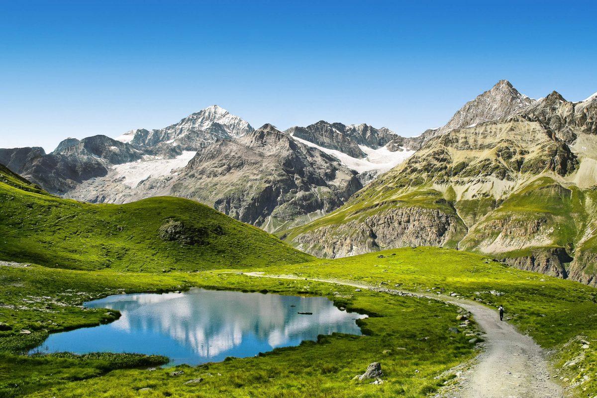 From Zermatt, 30 different 4,000-metre peaks in the Alps can be climbed or the 400km network of hiking trails explored, Switzerland - © Lenar Musin / Shutterstock
