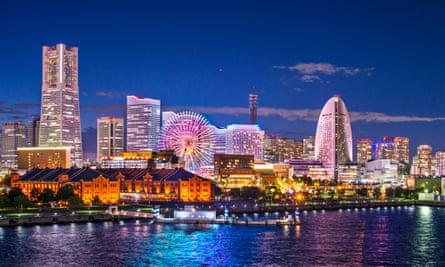 Yokohama’s Minato Mirai waterfront district.