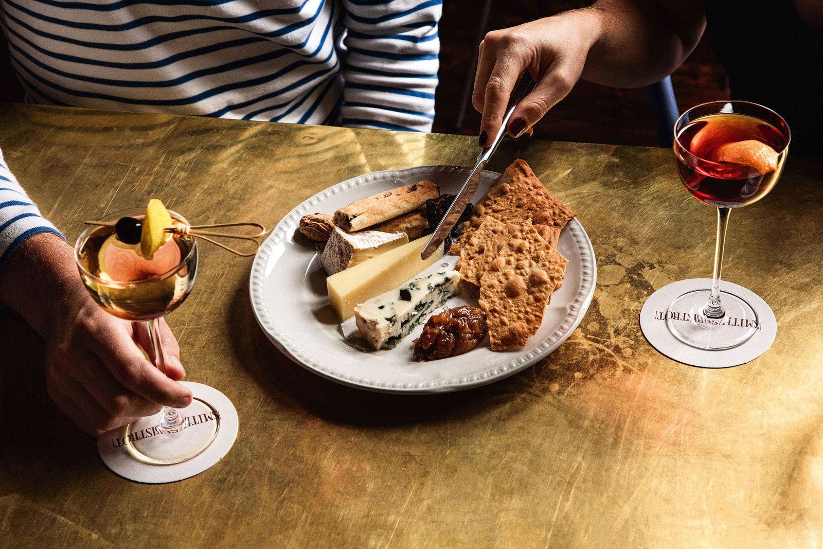 Cheese plate at Smith St Bistrot