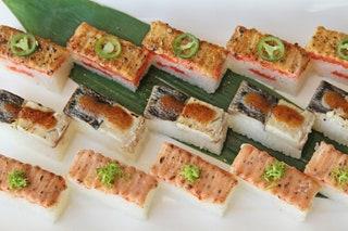 Aburi sushi at Miku