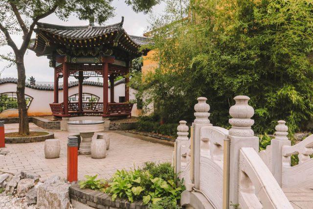 Suedkorea Reisen Incheon Chinatown Tempel